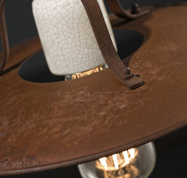 Ferroluce GRUNGE Ceramic Lighting Collection