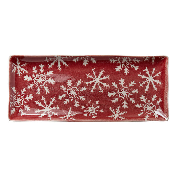 snowflake rectangular platter - touchGOODS