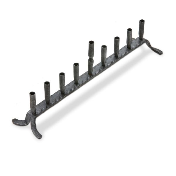 Hand Forged Artisan Menorah - black - touchGOODS