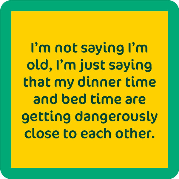 Funny Dinner Time Coaster