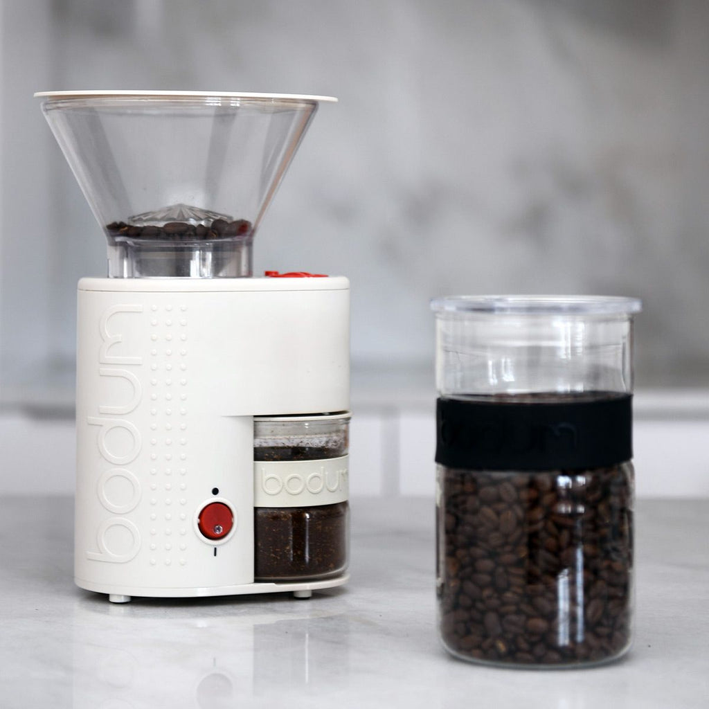 Electric Burr Coffee Grinder - White - touchGOODS