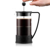 BRAZIL French Press coffee maker, 8 cup, 1.0 l, 34 oz - touchGOODS