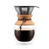 Pour Over Coffee Maker 8 cup, double wall, Cork - touchGOODS
