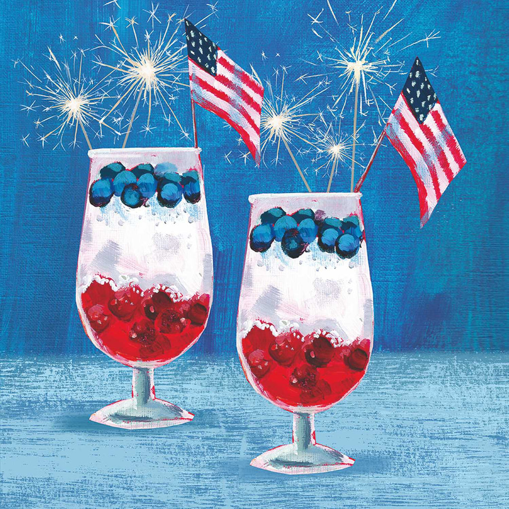 Patriotic Parfait Beverage Napkin - touchGOODS