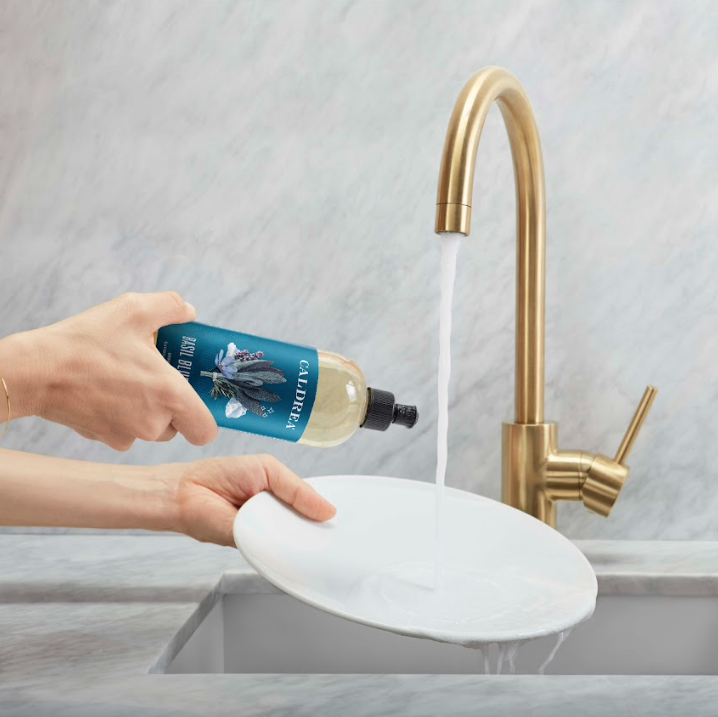 Blue Basil Sage Biodegradable Dish Soap with Bark & Aloe - touchGOODS