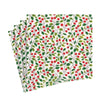 Berries and Leaves Paper Luncheon Napkins in White - 20 Per Package - touchGOODS
