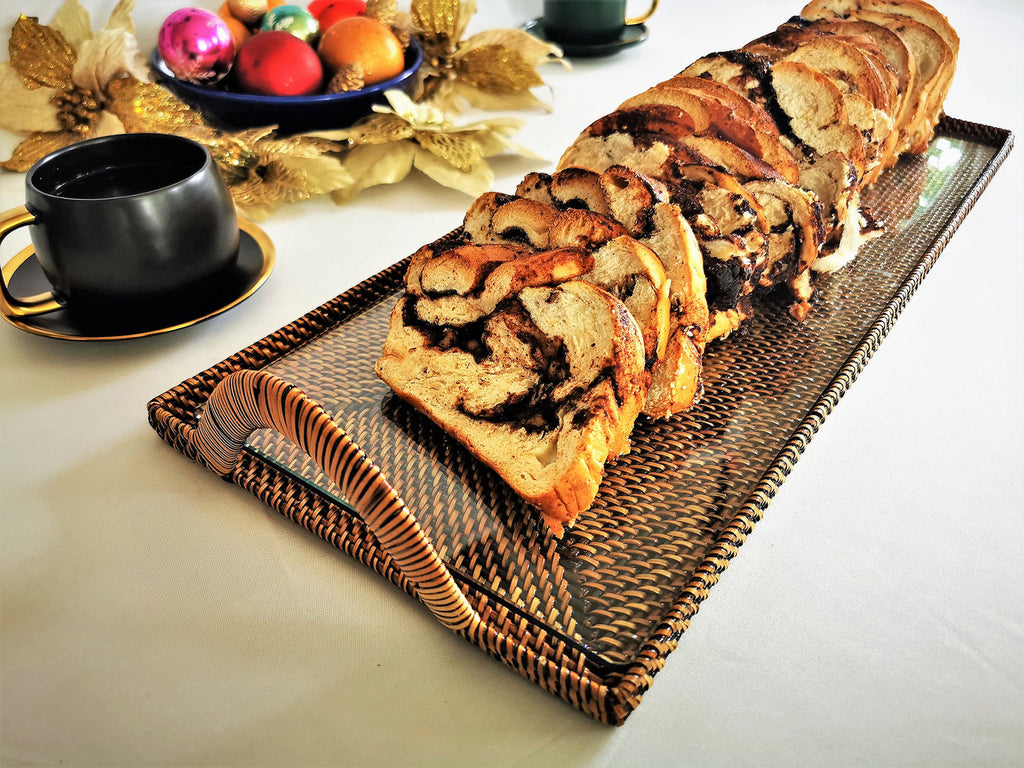 Rectangular Glass Cocktail Tray - touchGOODS