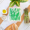 Tropical Leaves Swedish Dishcloth - touchGOODS