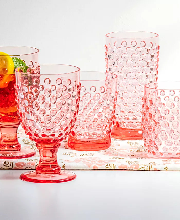 Hobnail Goblet Glasses 17 oz - touchGOODS