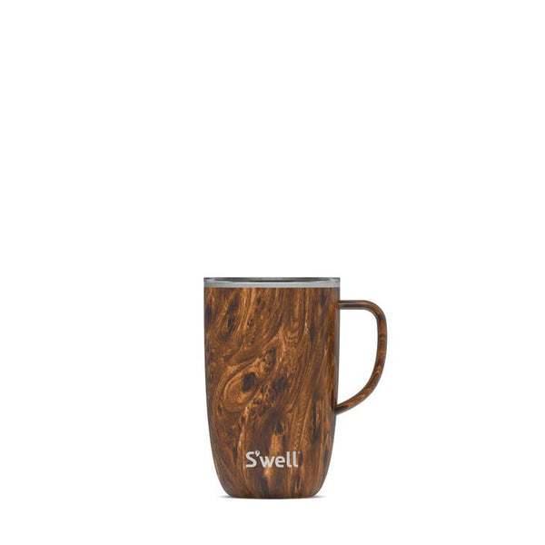 Stainless Steel Mug with Handle - Teakwood - touchGOODS