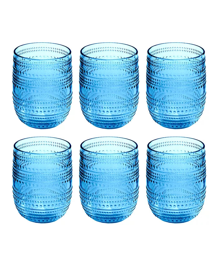 Beaded Stemless Glasses 15 oz - touchGOODS