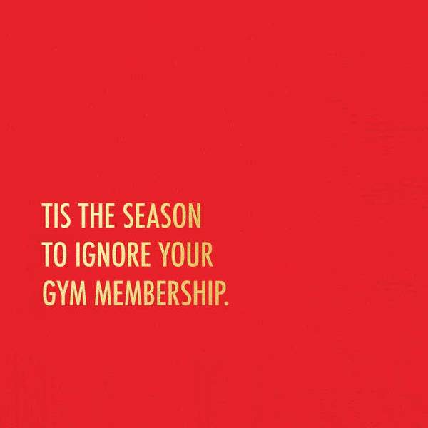 Gym Membership Cocktail Napkin - touchGOODS