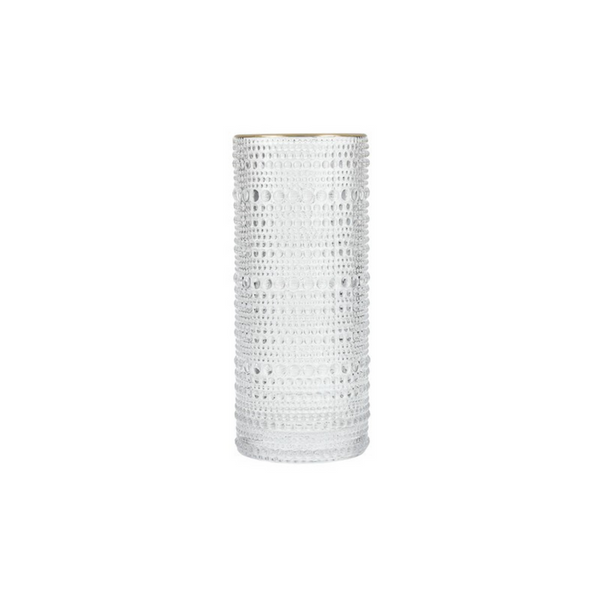 Jupiter Clear Gold Rimmed Highball 10.8oz - touchGOODS