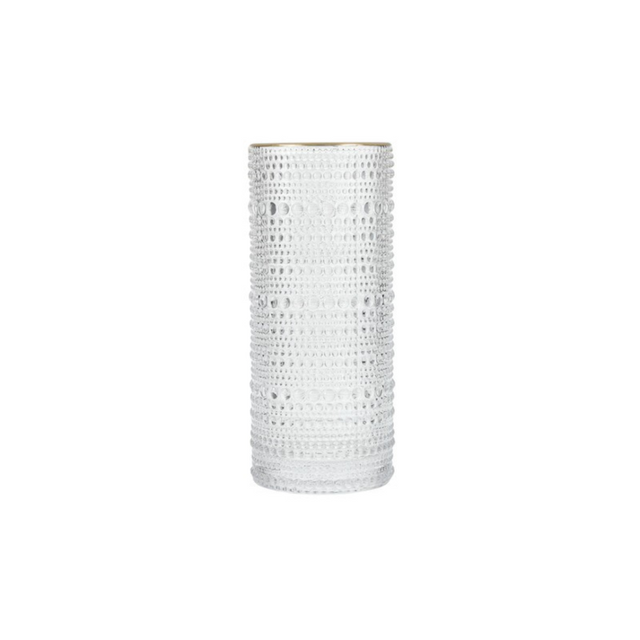 Jupiter Clear Gold Rimmed Highball 10.8oz - touchGOODS