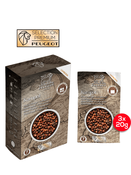 Kampot 3 x 20g Sachets of Cambodian Red Pepper - touchGOODS