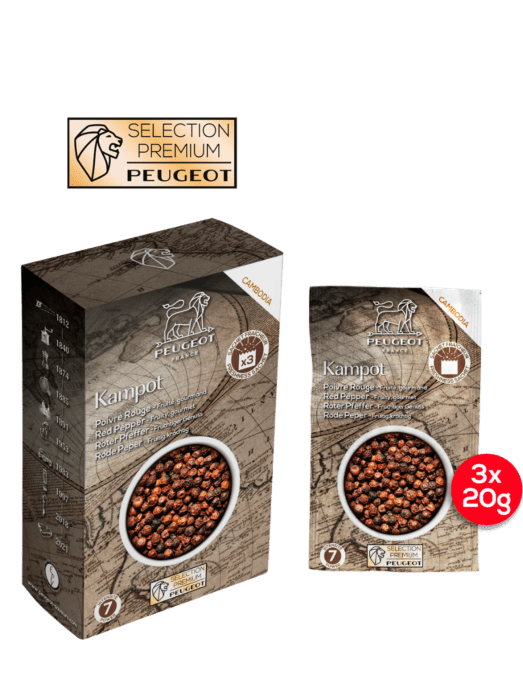 Kampot 3 x 20g Sachets of Cambodian Red Pepper - touchGOODS