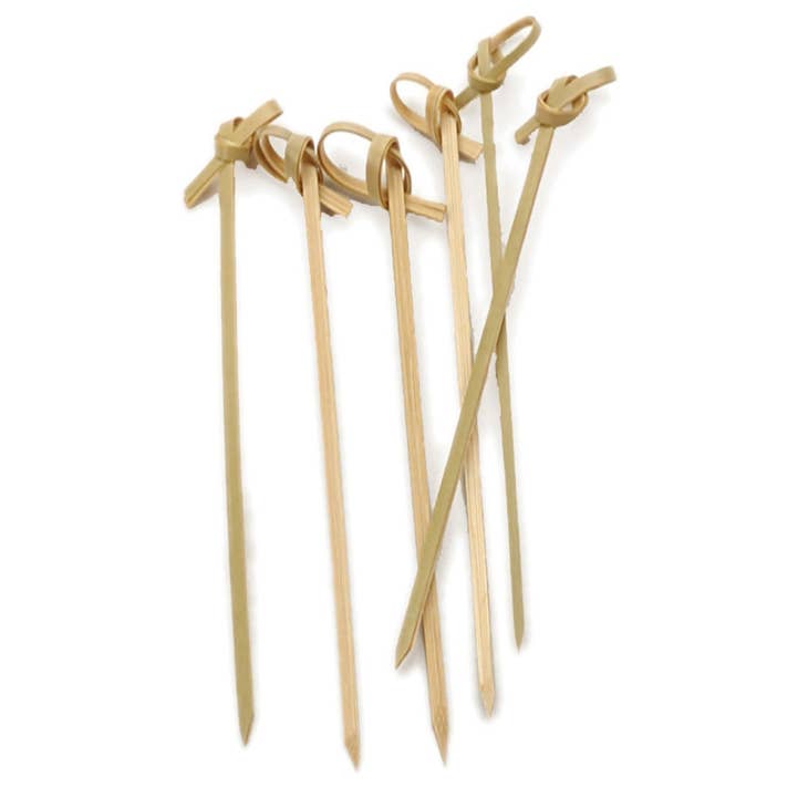 Bamboo Knot Picks 4.5" 50 Pack - touchGOODS