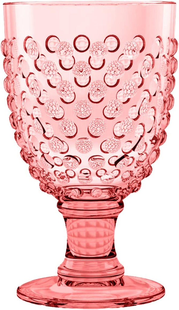 Hobnail Goblet Glasses 17 oz - touchGOODS