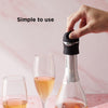 Champagne and Wine Sealer (Velvet Black) - touchGOODS