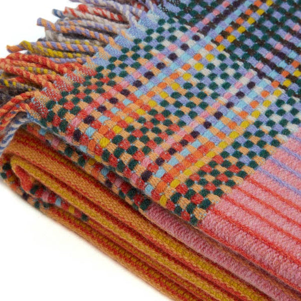 Hambling Large -Merino Lambswool Pinstripe Throw/Blanket - touchGOODS