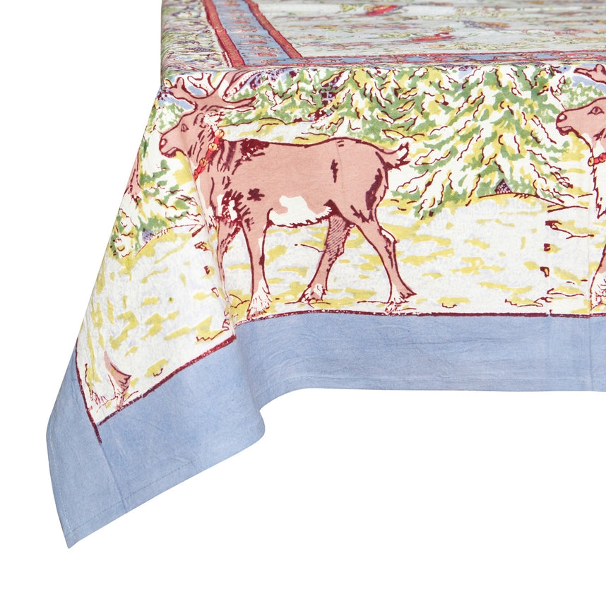 Renne Grey/Blue Tablecloths - touchGOODS