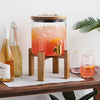 Modern Manor Wood & Glass Drink Dispenser - touchGOODS