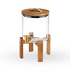 Modern Manor Wood & Glass Drink Dispenser - touchGOODS