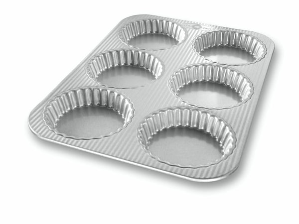 Mini Fluted Tart Pan - 6 Cavity - touchGOODS