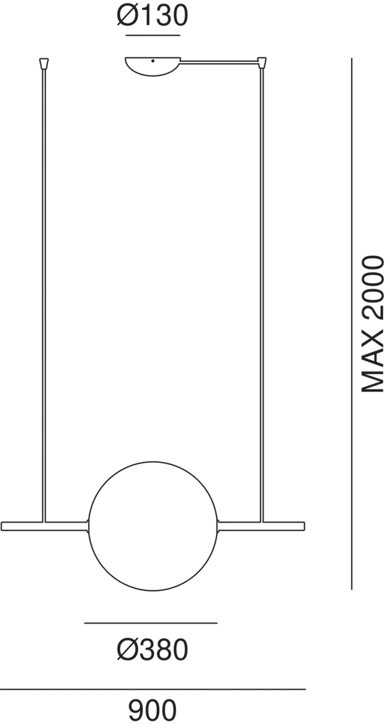 ALMA Pendant Light 282.01.ON - touchGOODS