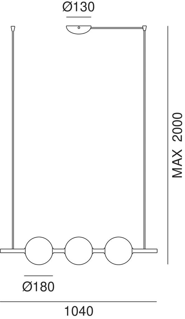 ALMA Pendant Light 282.03.ON - touchGOODS