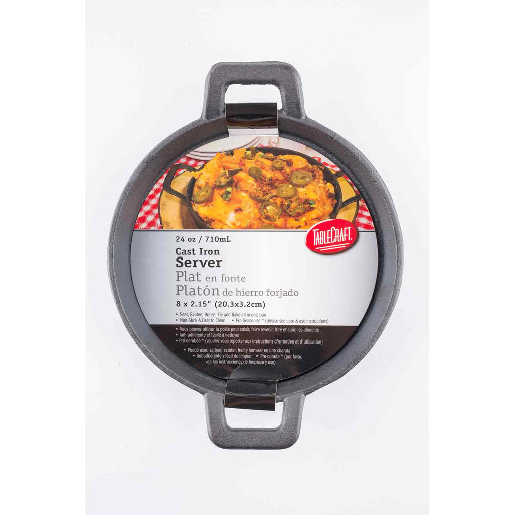 Cast Iron Cookware Round Server 24oz. - touchGOODS