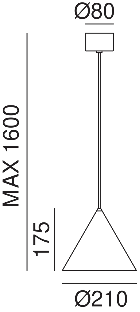 CONE Pendant Light 286.01 - touchGOODS