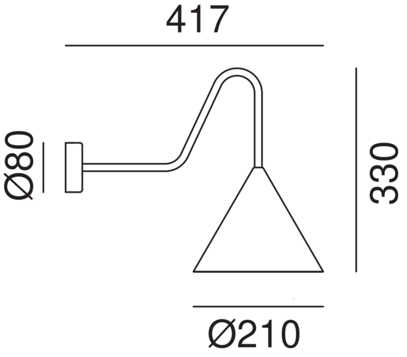 CONE Wall Light 286.07 - touchGOODS