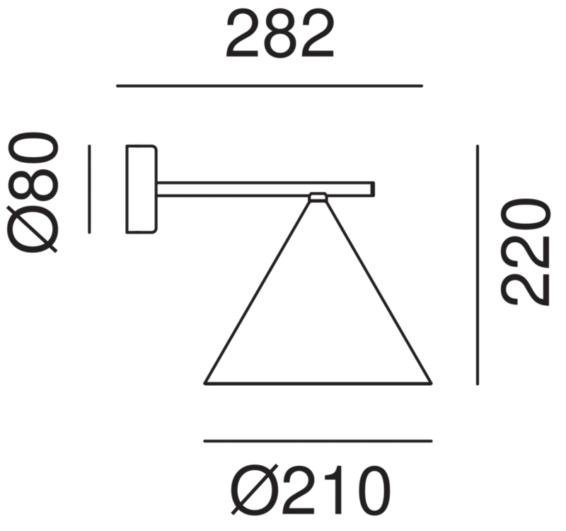 CONE Wall Light 286.08 - touchGOODS