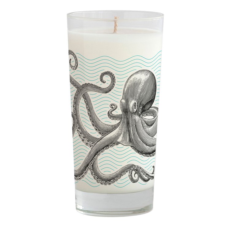 Octopus Drinking Glass Candle - touchGOODS