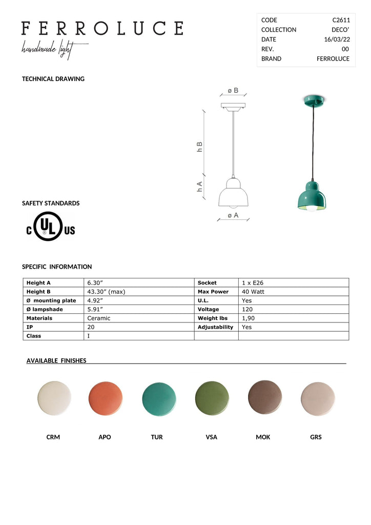 Berimbau Pendant C2611 - touchGOODS