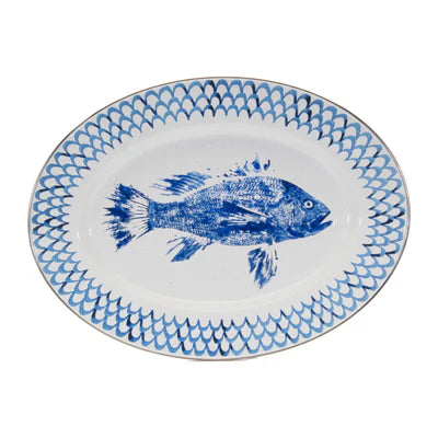 Fish Camp Oval Platter - touchGOODS