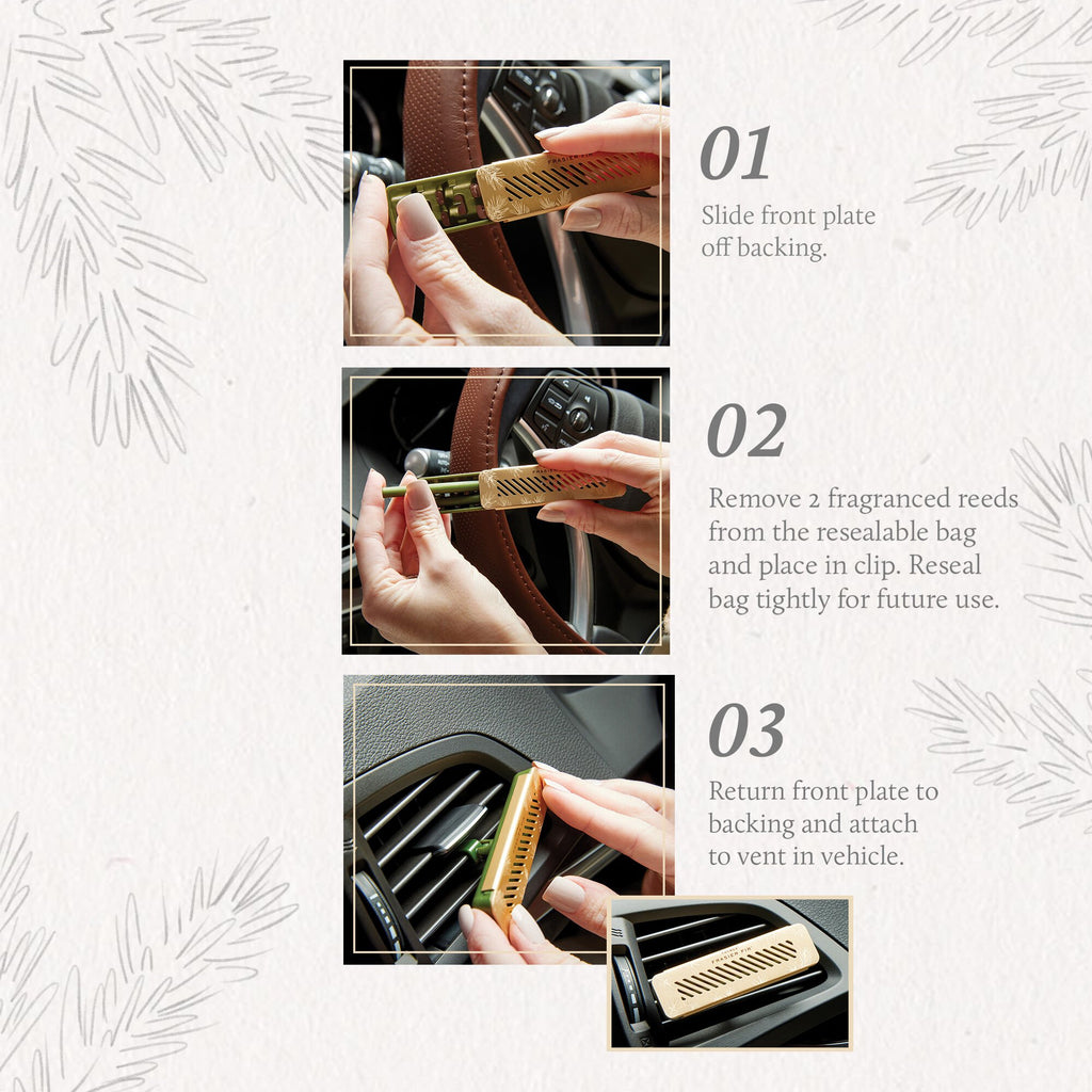 Frasier Fir Car Diffuser Kit - touchGOODS