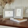Pale Gray Faux Grasscloth Frame - touchGOODS
