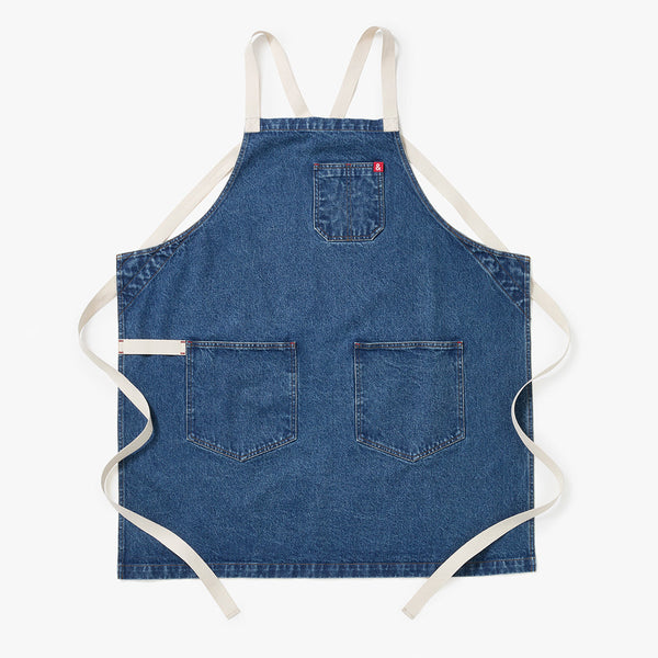 The Crossback Apron - Georgia Blue - touchGOODS