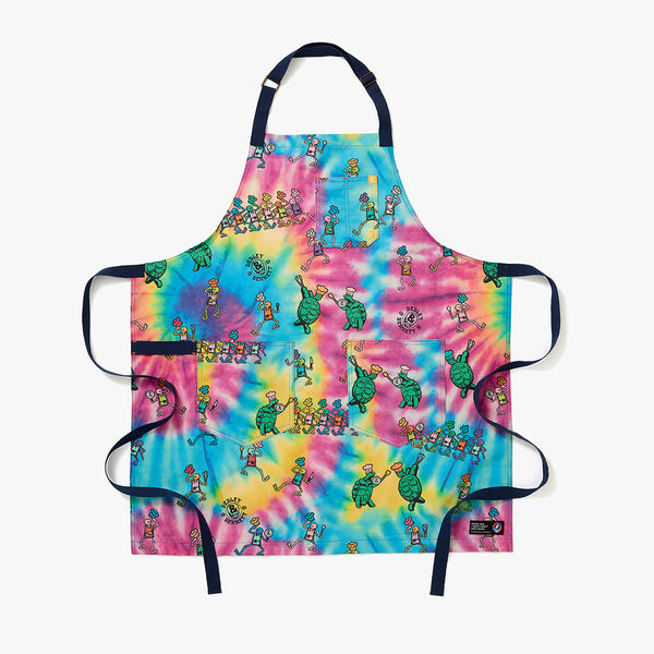 Grateful Dead Rainbow Tie Dye Apron - touchGOODS