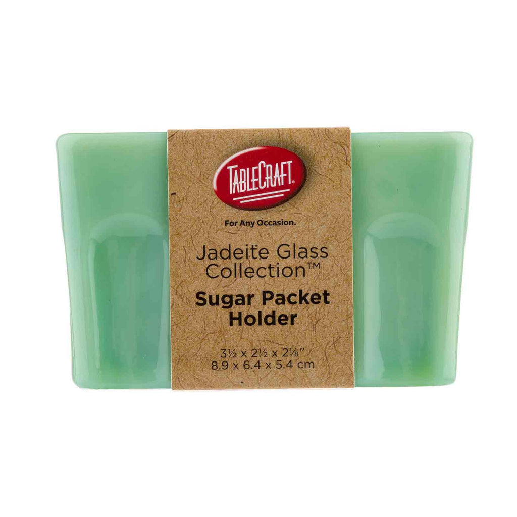 Jadeite Glass Collection Sugar Packet Holder - touchGOODS