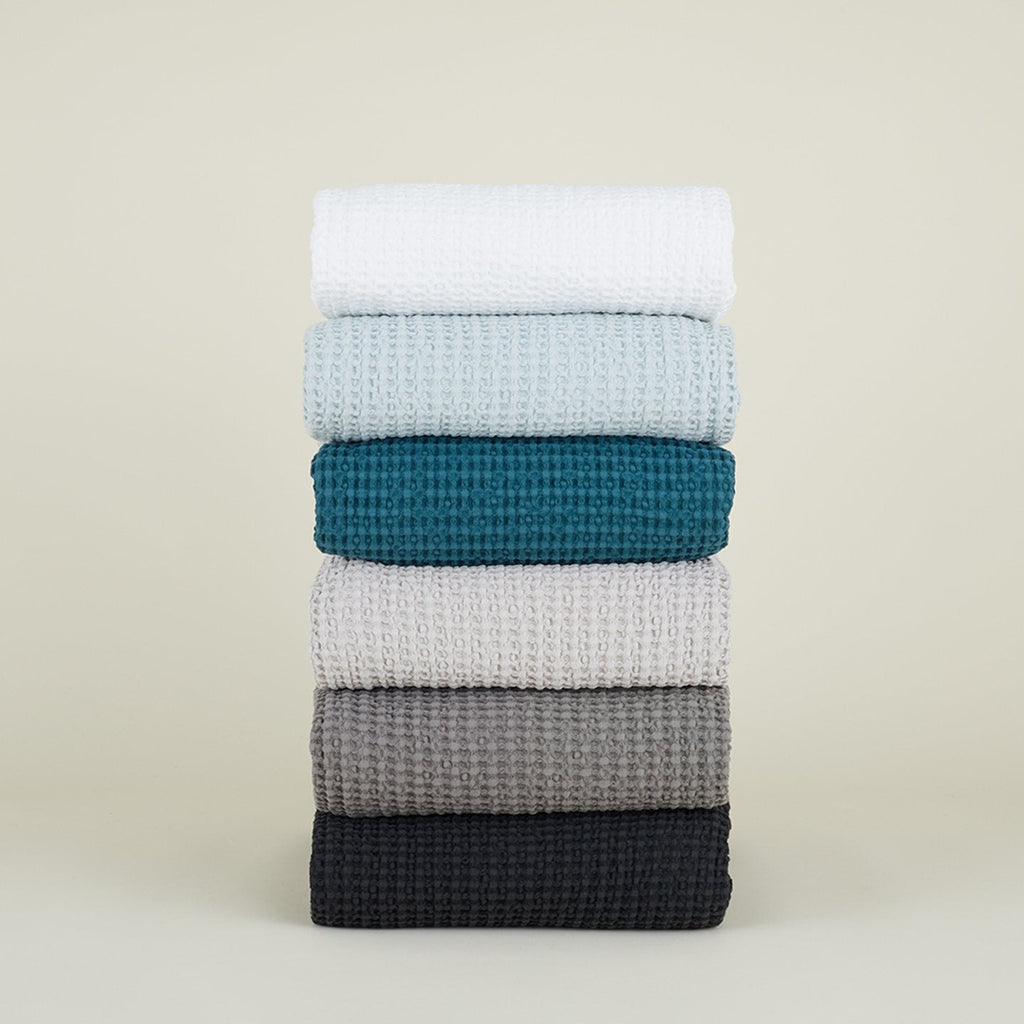 Simple Waffle Shower Curtain - touchGOODS