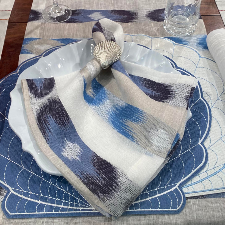 Ikat Linen Napkins - touchGOODS