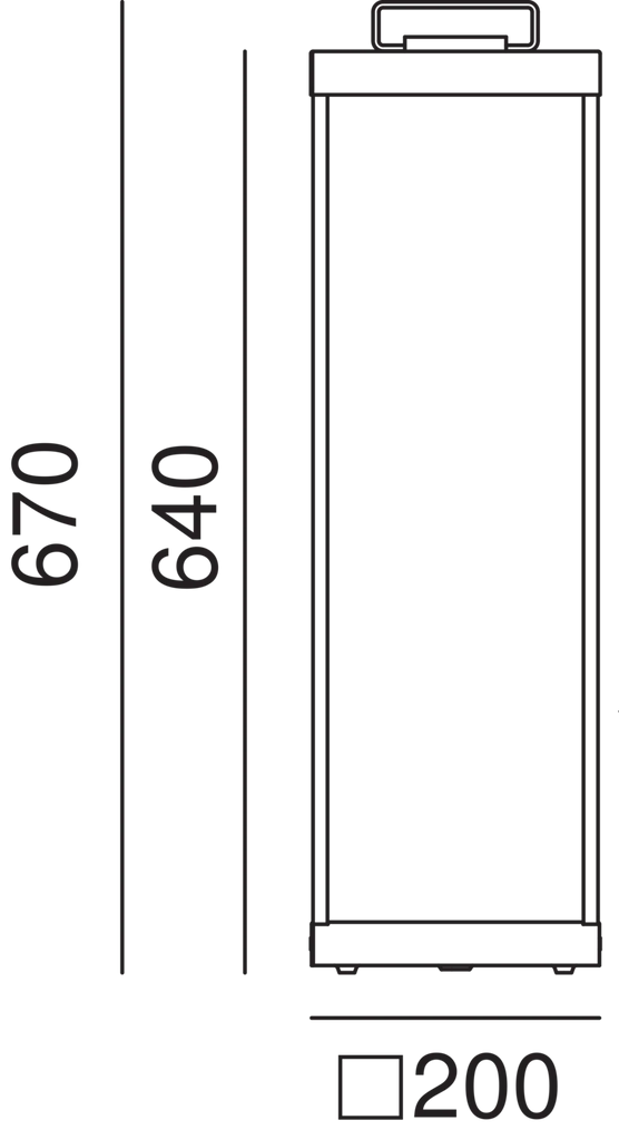 LANTERNE Outdoor Lantern Ground Light 267.03 - touchGOODS