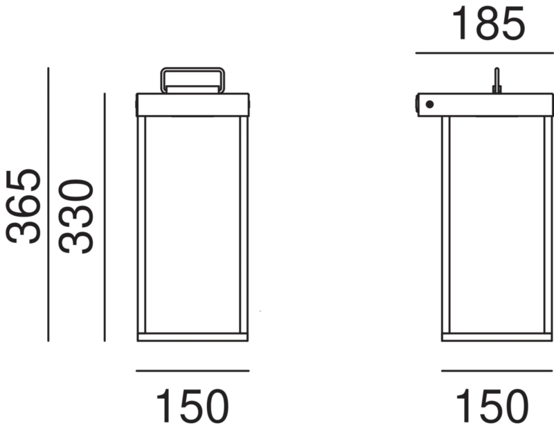 LANTERNE Outdoor Lantern Wall Light 267.04 - touchGOODS