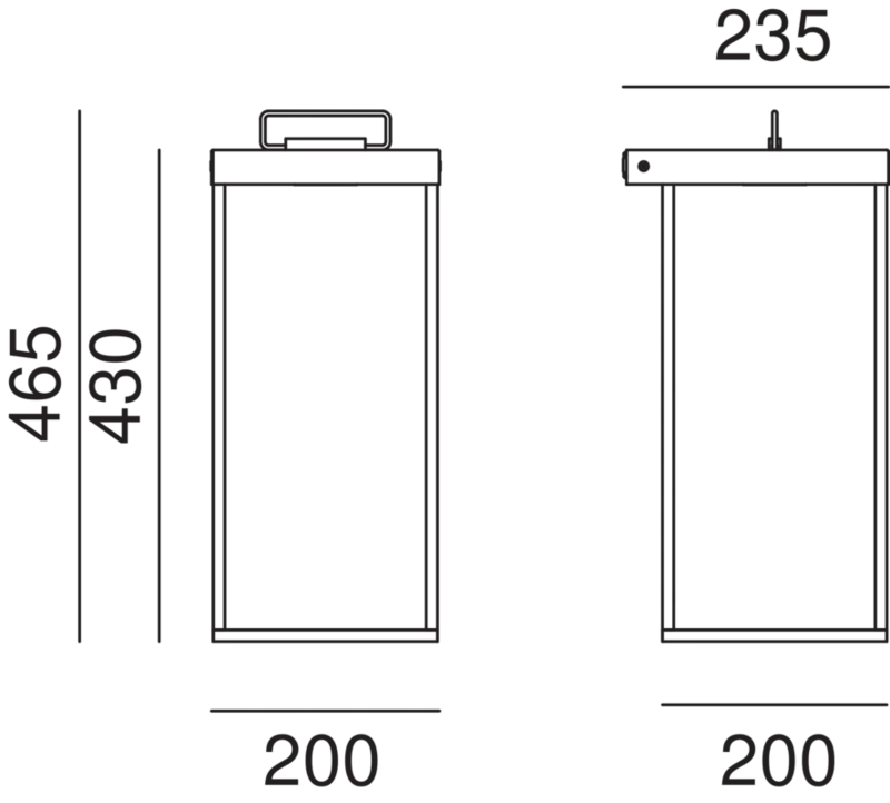 LANTERNE Outdoor Lantern Wall Light 267.05 - touchGOODS