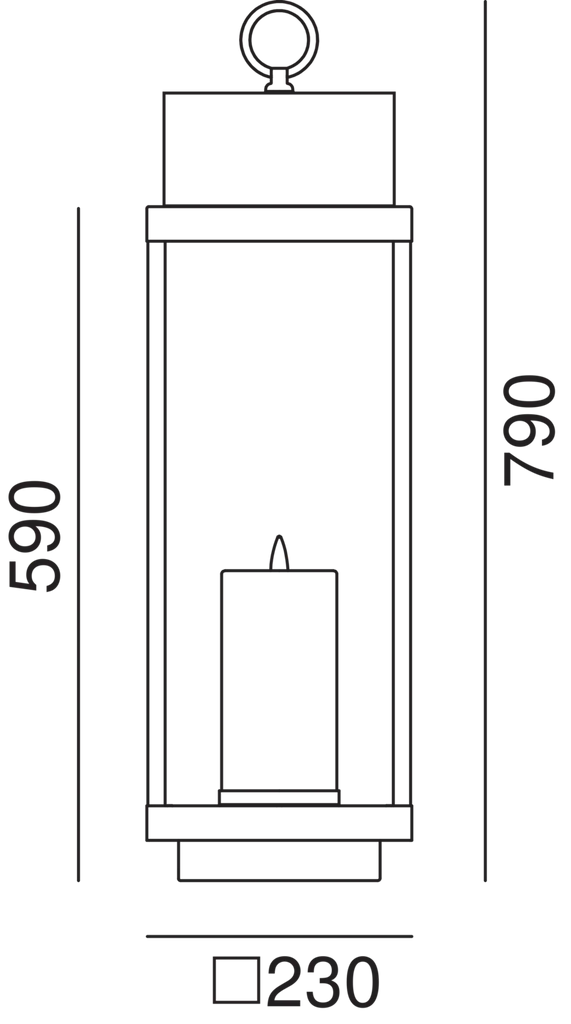 LANTERNE Outdoor Lantern Ground Light 265.02 - touchGOODS