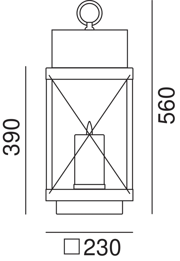 LANTERNE Outdoor Lantern Ground Light 265.11 - touchGOODS