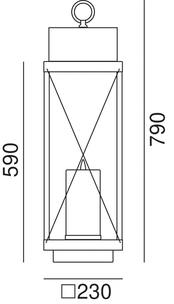 LANTERNE Outdoor Lantern Ground Light 265.12 - touchGOODS